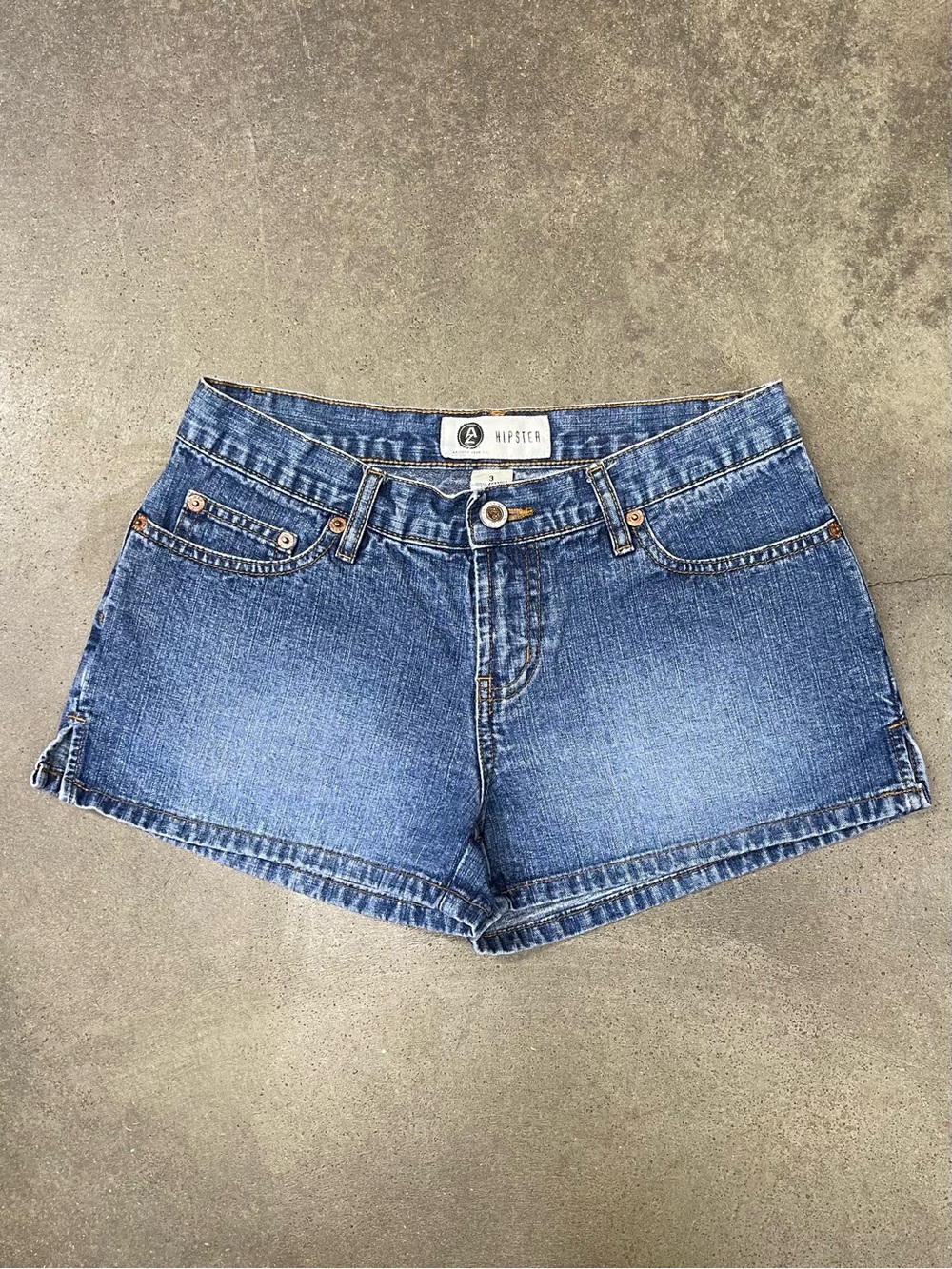Y2K Arizona Hipster Low Rise Denim Shorts